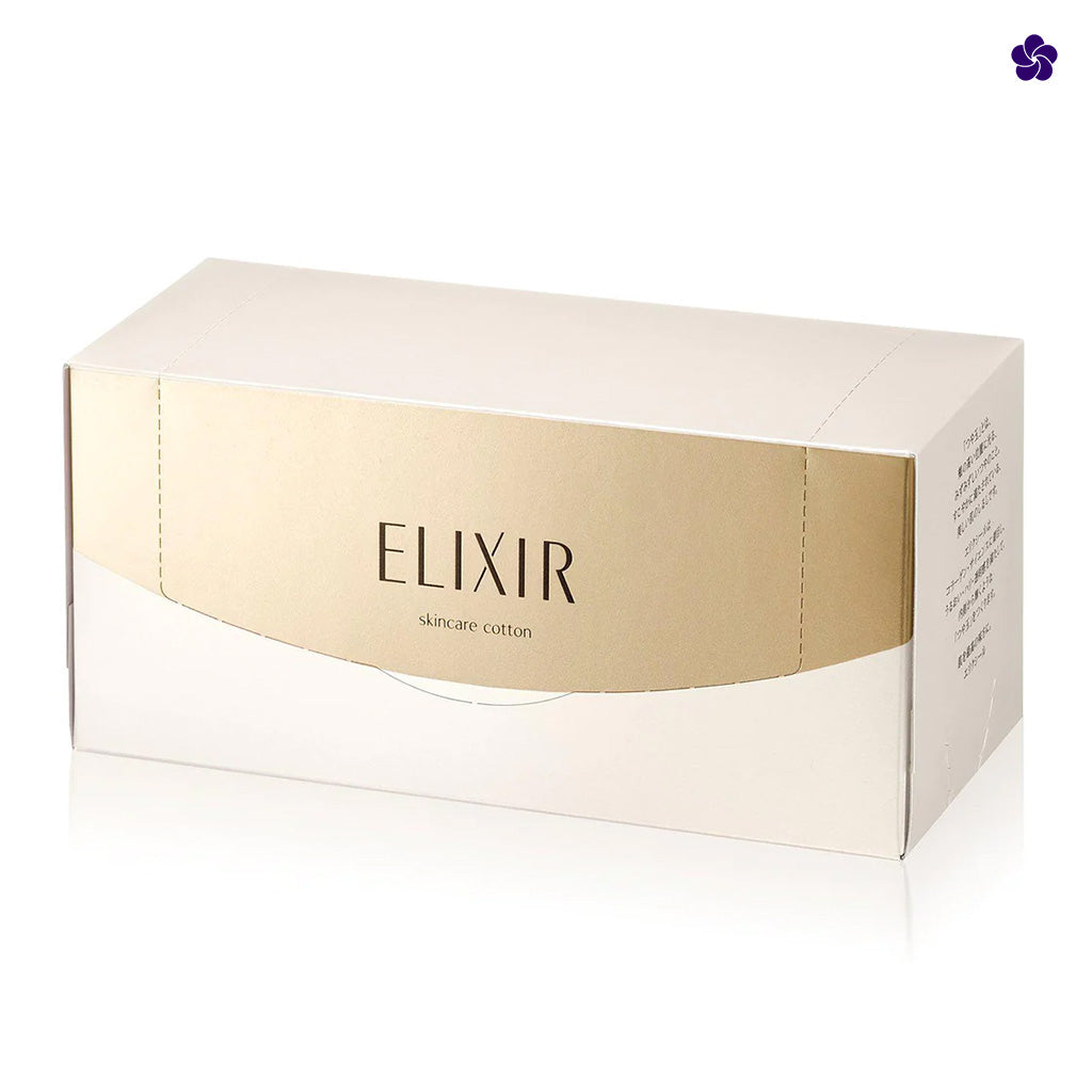 SHISEIDO ELIXIR Silk Cotton Pads 60pcs Murasaki Cosmetics