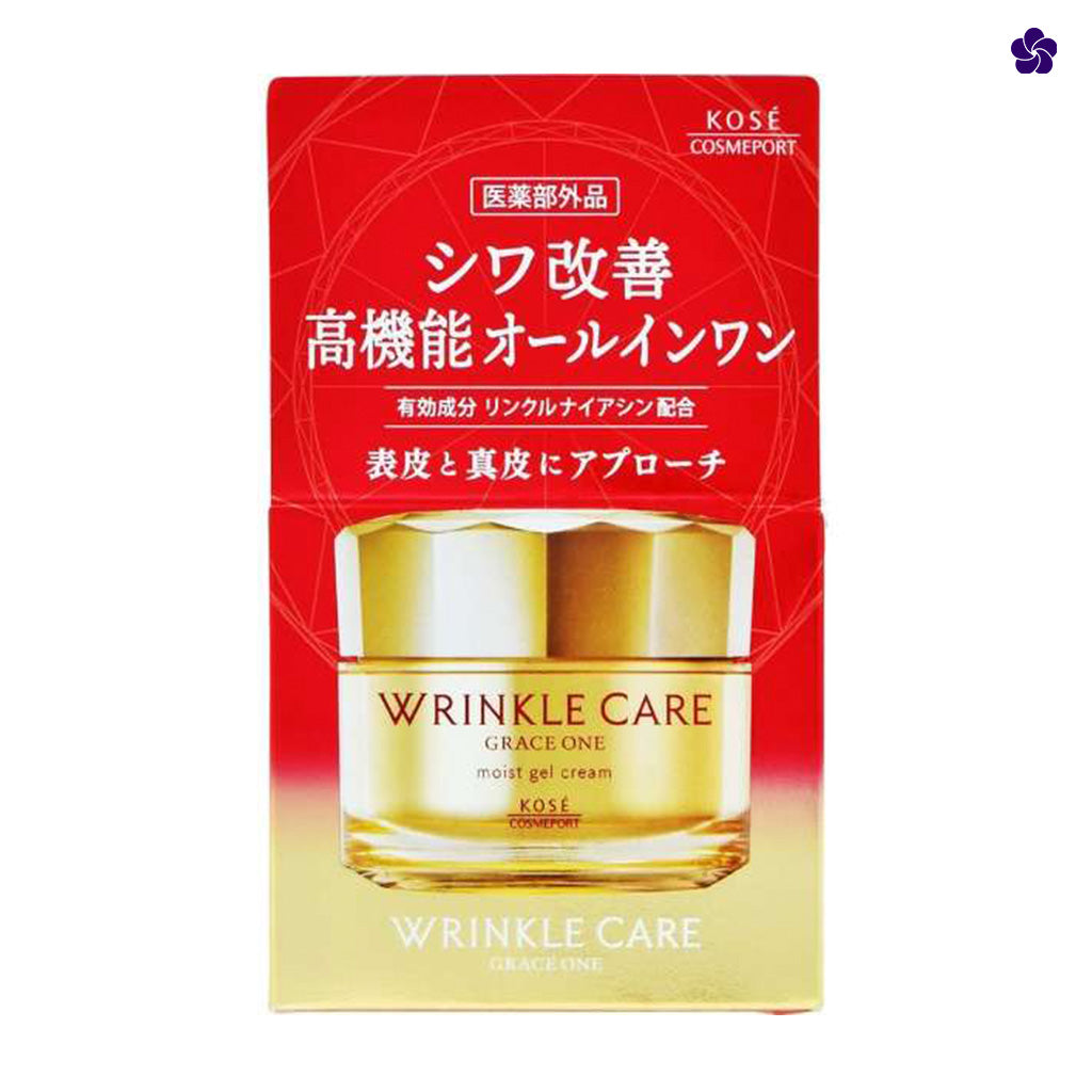 KOSE - GRACE ONE Wrinkle Care Moist Gel Cream 100g | Murasaki Cosmetics