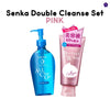 Senka Double Cleanse Set Pink. Senka All Clear Oil. Senka Perfect Whip Collagen In. Murasaki Cosmetics. Japanese skincare Nederland & Belgium. Free shipping Europe