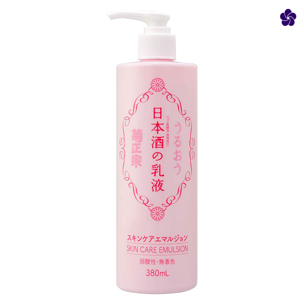 ☆　おかゆ様│ミネラルクリーム＆ローション エマルジョン KIKU MASAMUNE - Sake Hydrating Emulsion 380ml | Murasaki Cosmetics